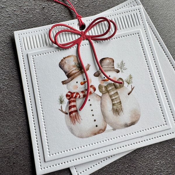 Square Gift Tag Dies