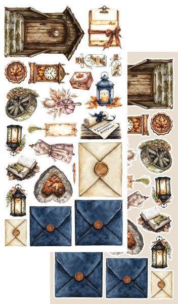 Alchemy of Art Extras to Cut Lovely Autumn - 10X  – 30,5&times;15 cm