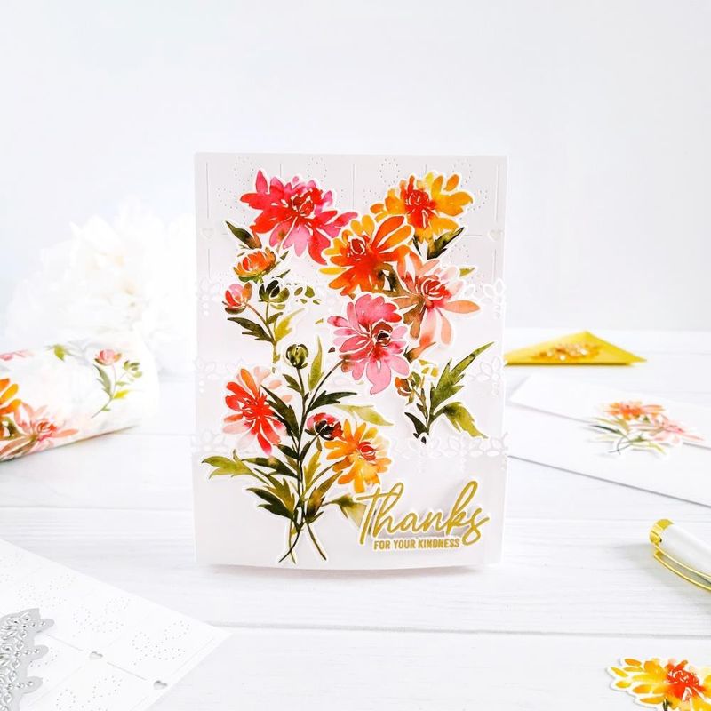 Chrysanthemum - washi tape
