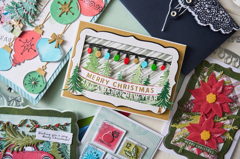 Clear Stamps by 49 and Market Tartan (2pcs) 