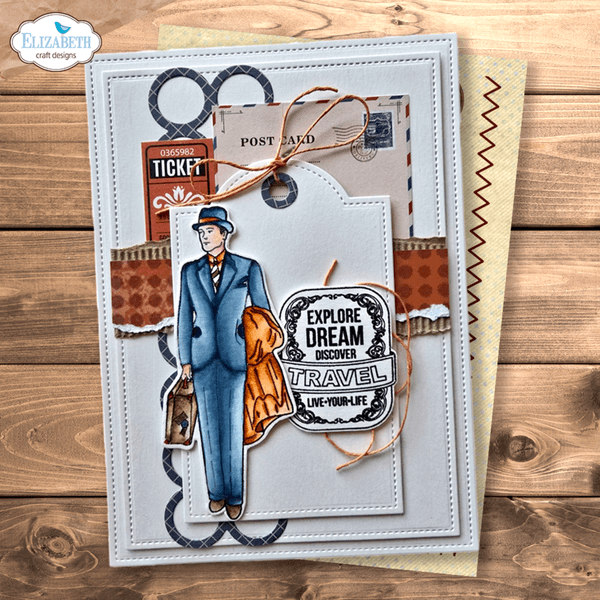 Rest & Relaxation Stamp and Die Set Let's Go! by Everyday Memories