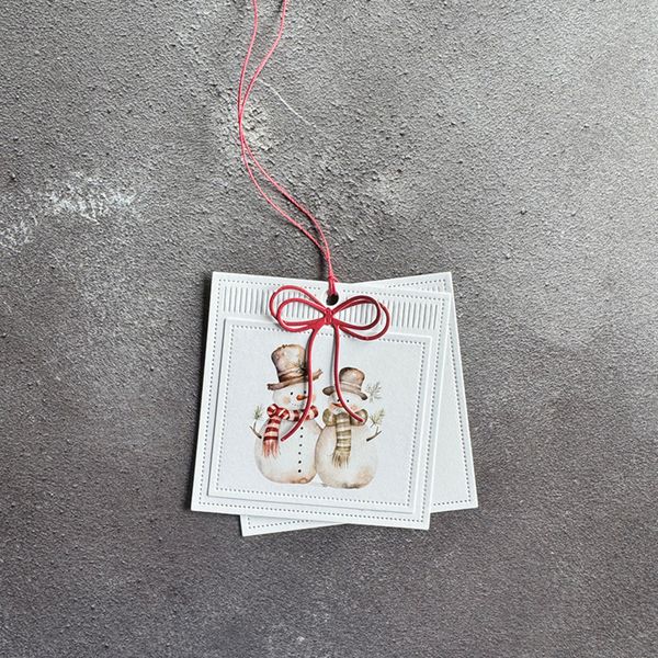 Square Gift Tag Dies