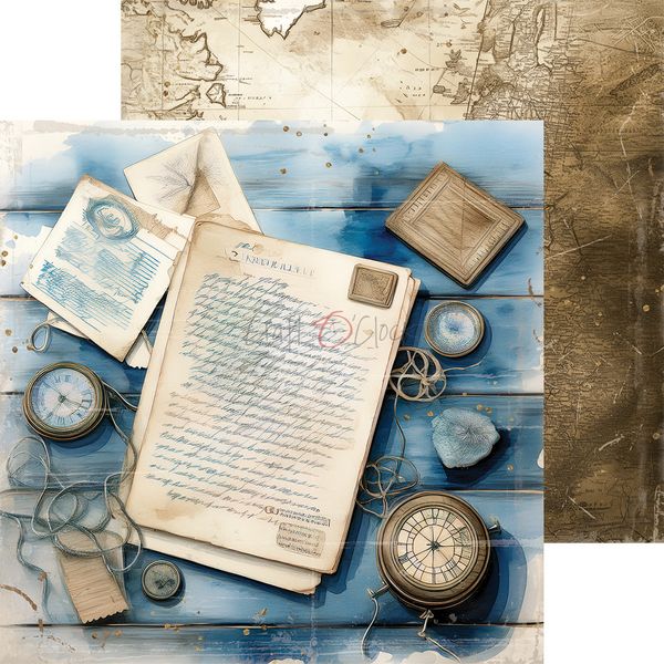 SUMMER ADVENTURES - A SET OF PAPERS 20,3X20,3CM - MIX