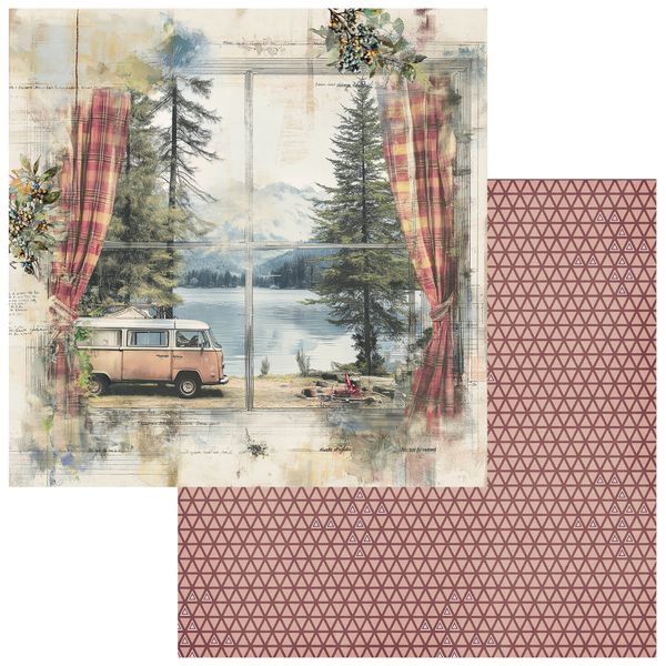Campfire Memories Paper - Camper Van