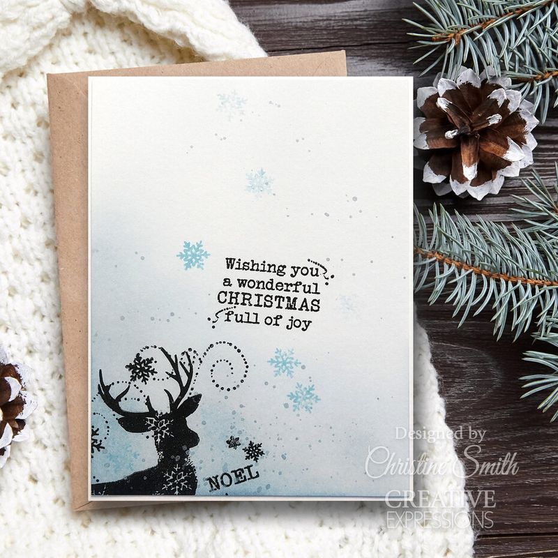 Winter Reindeer Clear Stamps