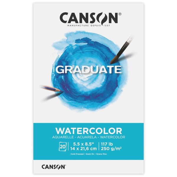 Canson Graduate Series Watercolor Pad 5.5