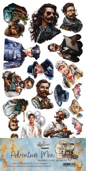 Alchemy of Art Extras to Cut Adventure men– 30,5&times;15 cm