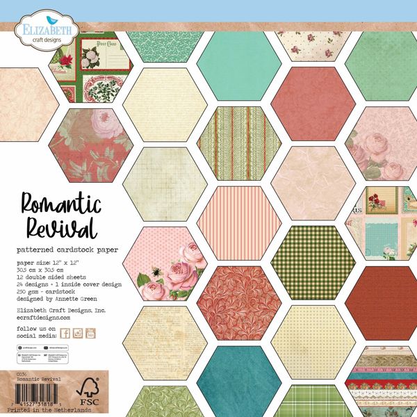 Romantic Revival 12x12 Inch Patterned Cardstock Paper