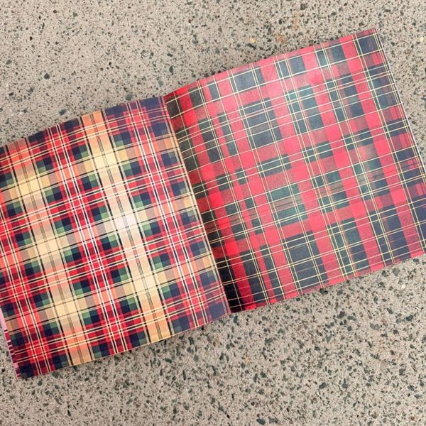 Tartan Textures 8x8 Inch Paper Book 