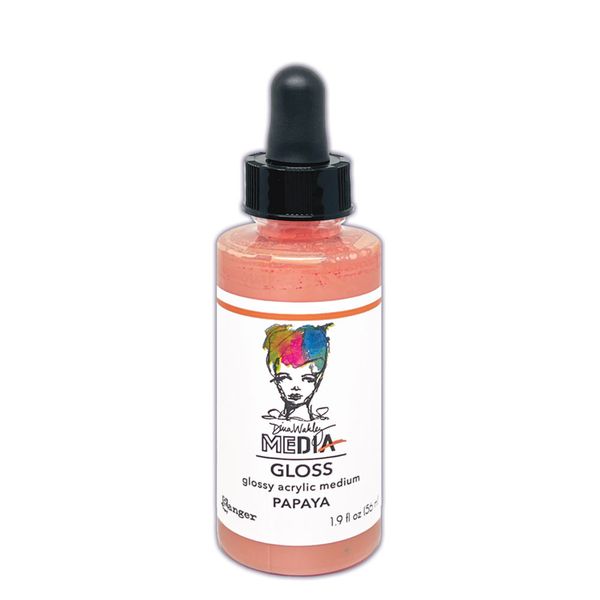 Dina Wakley Media Gloss - PAPAYA