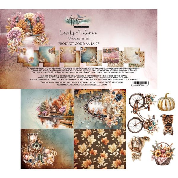 Alchemy of Art Paper Collection Lovely Autum 30&times;30