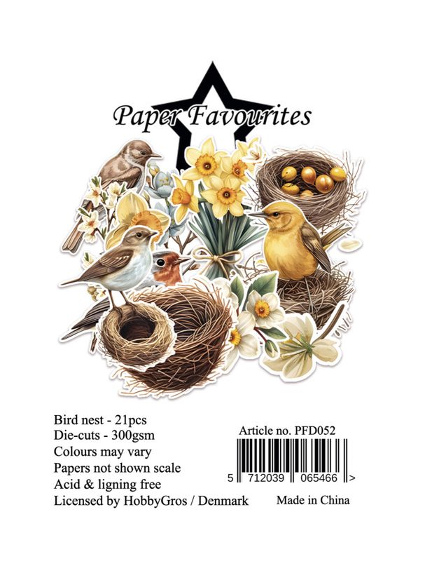 Die-Cuts A7 Bird Nest (21pcs)