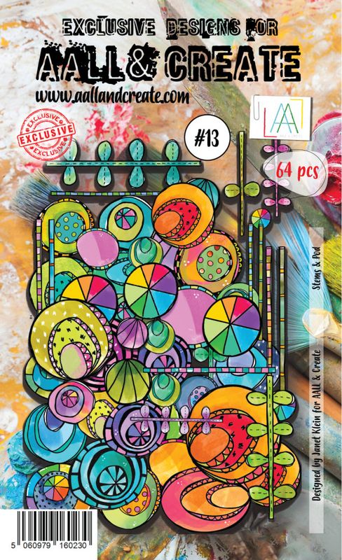 #13 - EPHEMERA DIE-CUTS - STEMS & PODS - COLOUR