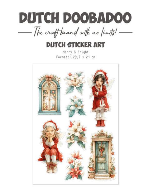 Dutch Doobadoo  - Transparante Stickers