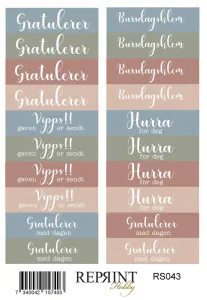 Hovedbilde Stickers Reprint - Quiet ...