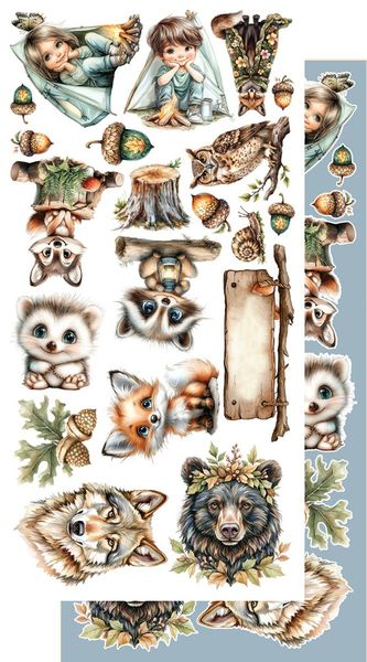 Alchemy of Art Extras to Cut Friends of the forest– 30,5&times;15 cm