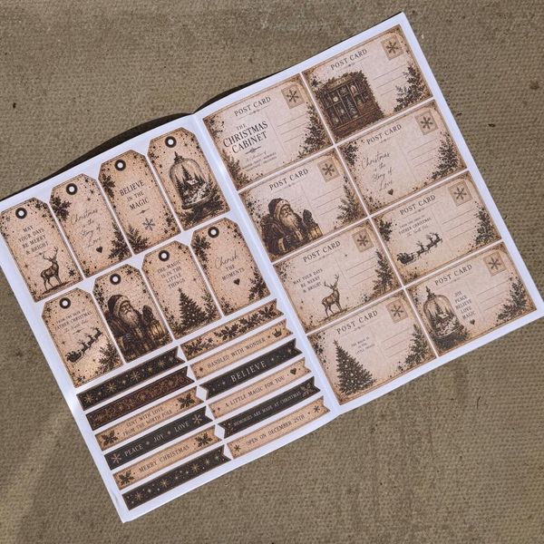 Vintage Christmas Collection A4 