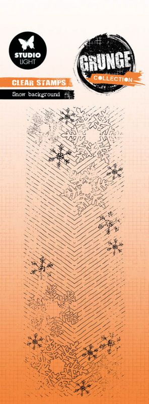 Snow Background Grunge Stamp