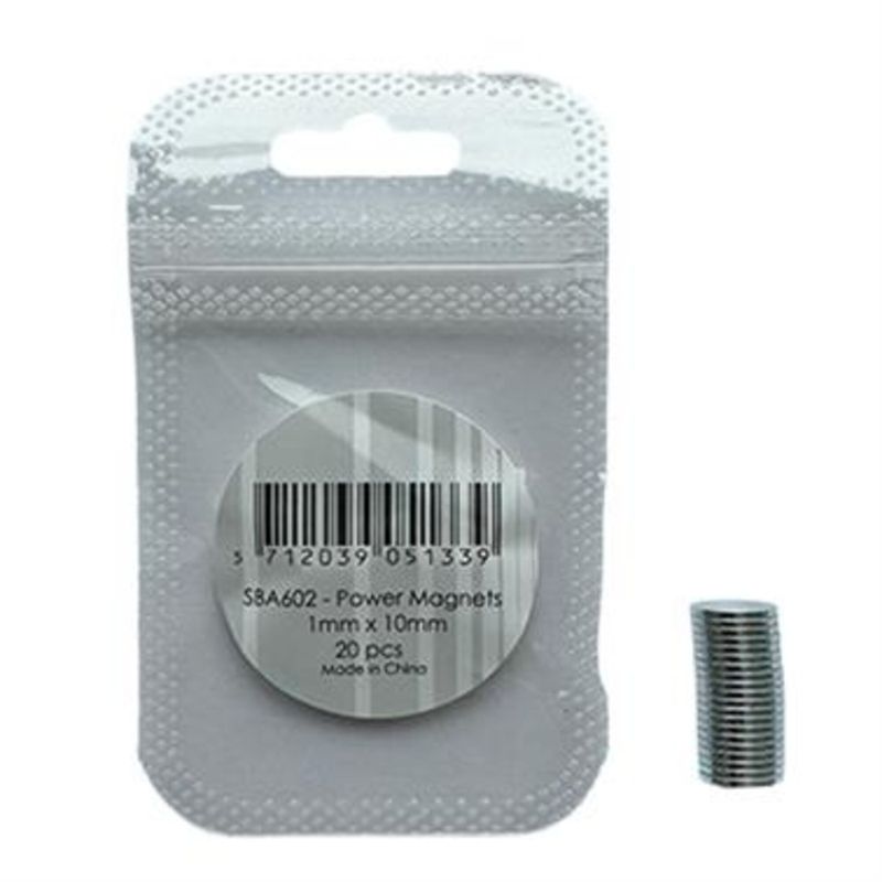 Power Magnets 1x10mm (20pcs)